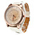  Fashionable Unisex's PU Analog Quartz Wrist Watch (Assorted Colors)
