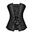  akryl / spandex stropløs lace-up korset shapewear