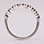  Gorgeous Rhinestone 18K Gold Half Circumference Fashion Ring