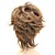  Capless Synthetic Brown Short Curly Wig