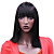  High Quality Synthetic Medium Long Straight Fashion Wig