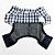  Plaid Dog Shirt with Denim Style Jeans (XS-XL)