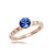  fabelaktig 18k gullbelagt krystall mote ring (flere farger)