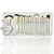  Color Shine-High Quality Persian Wool Brush Set(18pcs)