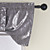  Embossed Grey Scalloped Valance