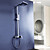  Contemporary Tub Shower Faucet with 8 inch Shower Head + Hand Shower