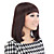  Capless Mono Top Medium Brown Wavy Human Human Hair Wig