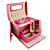  kleine vlinder alligatoring kunstleer ladies'jewelry box (meer kleuren)