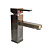  Antique Centerset Bronze Square Bathroom Sink Faucet - Painting Finish