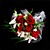  Satin / Cotton Rose And Lily Round Shape Wedding Bouquet