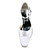  Satin Chunky Heel Square Toe With Ruffles Wedding Shoes (More Colors)