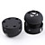  par de alto-falantes portáteis para iBall dsi, DS Lite, PSP e PSP Go (caixa de varejo, de 3,5 mm, preto)