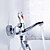  Sprinkle® - par LightInTheBox - contemporain en laiton massif finition chromée robinet de baignoire