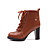  Leatherette Chunky Heel Ankle Boots/ Platform Party/ EveningShoes (More Colors)