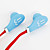  brede glimlach stereo in-ear oortelefoon (verschillende kleuren)