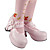 PU-Leder 7,5 cm hohen Absatz klassische Lolita Schuhe