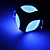  1W 30LM Blue Light 3-Fillets Shaped LED Ceiling Bulb (85-265V)