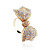  Marvelous 18K Gold Plated Crystal Fashion Ring(More Colors)