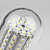  e27 8w 138x3528 smd 650-700lm 6000-6500k branco natural lâmpada milho levou (220v)