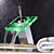  Sprinkle® - von lightinthebox - Farbwechsel LED Wasserfall Waschbecken Wasserhahn (Glas Auslauf)