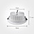  18w 1620lm 6000-6500k lâmpada de teto branco natural levou (85-265V)