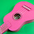  ukulele soprano tiglio con sacchetto / string / proposte (rosa)