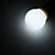  E27 2.5W 48x3528 SMD 120-160LM 6000-6500K Natural White Light LED Ball Bulb (220-240V)