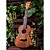  Rainie - (T-50) Professional-Grade Solid Acacia Koa Tenor Ukulele with Gig Bag/Tuner (Pearl Binding)
