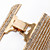  elegant guld legering med skinnende rhinestone kvinders armbånd