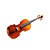  Violintine - (V17) 4/4 Professional-Grade Solid Spruce & 1-Piece Flame Maple Violin with Case/Bow