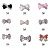  10Pcs 3D Bowknot Style Diamond Plastic Nail Art Decoration