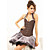 Viscose Avec Spot réglable avant Mini sangles Corsets Fermeture Shapewear Busk (plus de couleurs)