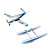  e-domodel v35 2.4g 6ch rc avião (pnp) trem de pouso retrátil