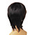  Capless Synthetic Nature Look Black Straight Hair Wig