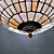  18 Inch Tiffany-style Floral Natural shell Material Inverted Pendant Light (0835-D8005)
