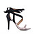  sandales de satin talon aiguille et pompes avec bowknot