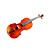  Violintine - (V27) 4/4 Professional-Grade Solid Spruce Violin with Case/Bow
