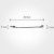  1W 90LM 6500K White LED Flexible Neck Mirror Light Bulb with LED Driver (85~265V)