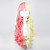  Lolita Curly Wig Inspired by Pink and Golden Mixed Color Ponytail 70cm Sweet