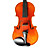  Violintine - (V21) 1/2 Professional-Grade Solid Spruce & 1-Piece Flame Maple Violin with Case/Bow