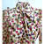  Floral Print Lace Dress(Slim Cut)