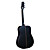  Hawks 41" Advanced Black Solid Red Cedar Top Wood Rosette Mahogany Binding D'Addario String Acoustic guitar