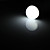  E27 5W 400-450LM 6000-6500K Natural White Light LED Ball Bulb (110/220V)
