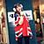  Fashion England Flag Print Knitwear