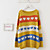  Fashion Color Stripes Hearts Knitwear