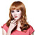  Capless Top Kvalitet 100% Human Hair Fashion Golden Blonde Long Wig