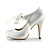  bel tacco stiletto in raso chiuso tep / pompe con bordare party / scarpe da sera (più colori)