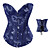  Cotton Strapless Front Busk Closure Corsets Shapewear