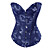  Cotton Strapless Front Busk Closure Corsets Shapewear