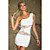  sexy een schouder kanten jurk (buste :86-102waist :58-79hips :90-104length: 70cm)